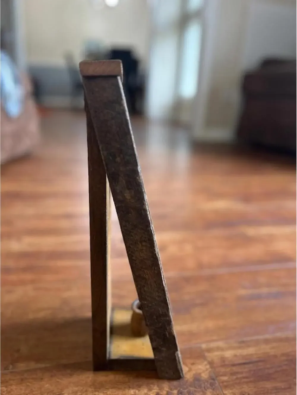 Rustic Wooden Candle Holder with Star Design